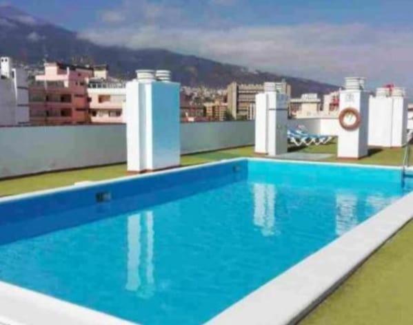 Toplage. Blick. Sauber. Guenstig. Pool. Gepflegt Пуерто де ла Крус Екстериор снимка